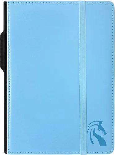 LeStallion Cuaderno de tapa dura azul claro – Diario rayado A5 para escribir – 100GSM Tapa dura azul claro diario para mujeres / hombres para