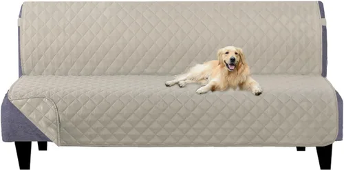 Miniatura 144 de U-NICE HOME Funda de sofá reversible para perros con correas elásticas, resistente al agua, protector de muebles para mascotas, funda de sofá