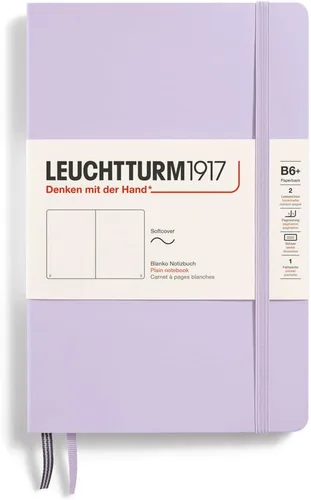 Miniatura 33 de LEUCHTTURM1917 - Cuaderno de tapa blanda de tapa blanda B6+ - 123 páginas numeradas para escribir y escribir en diario (Doted, Sage)