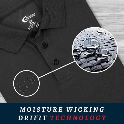Miniatura 4 de Premium Wear Boys High Moisture Wicking Polo T Shirts