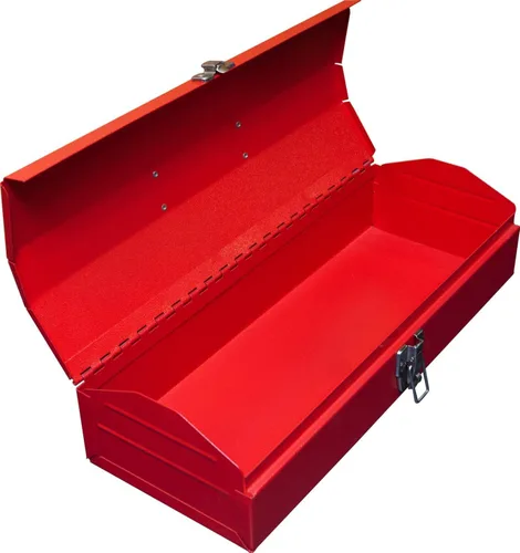 Miniatura 8 de BIG RED TB101 Torin Caja de herramientas portátil de acero estilo techo de cadera de 19 pulgadas con cierre de pestillo de metal y bandeja
