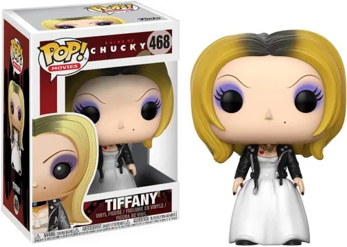 Miniatura 2 de POP Bride of Chucky - Figura de vinilo de Tiffany Funko Pop! (paquete con funda protectora compatible con Pop Box), multicolor, 3.75 pulgadas