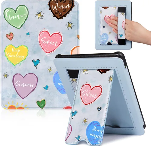 Miniatura 22 de CoBak Case with Stand for Kindle Paperwhite -with Auto Sleep Wake, Card Slot, Hand Strap Feature - Fits Kindle Paperwhite 11th Generation 6.8