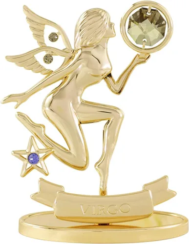 Miniatura 32 de CRYSTOCRAFT Regalo de sagitario, adorno de constelación con cristal austriaco, adorno de cristal de signo del zodiaco, colección de decoración