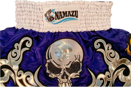 Miniatura 6 de NAMAZU Muay Thai - Pantalones cortos para hombres y mujeres, de alta calidad, para gimnasio, boxeo, kickboxing.