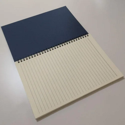 Miniatura 4 de YUREE Cuaderno de espiral rayado, diario en espiral B5 de tapa suave, 5 cuadernos por paquete, 60 hojas (120 páginas), 10.2" x 7.2", azul