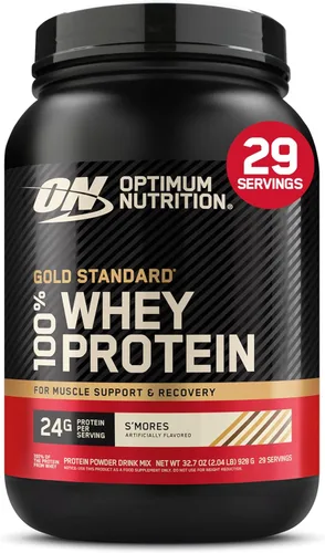 Miniatura 15 de Optimum Nutrition Gold Standard - Proteína en polvo de 100% suero de leche, sabor rollo de canela, 2 libras (paquete de 1) (el embalaje puede variar)