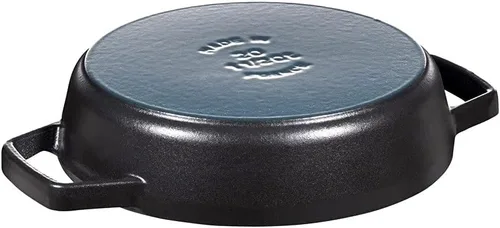 Miniatura 2 de Sartén con asa doble de hierro fundido Staub, color negro, 20 cm