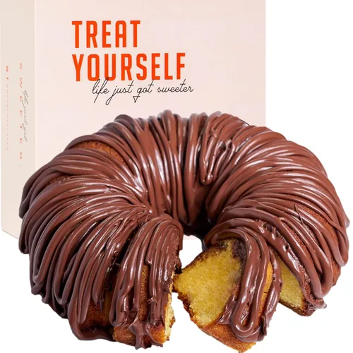 Miniatura 6 de Mo's Bundt Cakes - Pastel de feliz cumpleaños, pastel de avellana fresca entregado a tu puerta - Regalo de cumpleaños para hombres, mujeres, papá