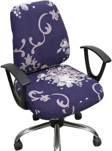Miniatura 21 de Melaluxe Funda para silla de oficina de computadora, funda universal protectora y elástica para silla giratoria elástica Totam