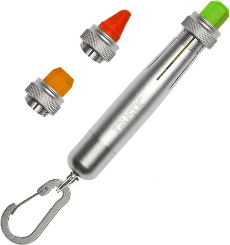 Soporte para crayones de quilla de madera para crayones redondos o hexagonales de 1/2", soporte de metal de carpintero de construcción resistente