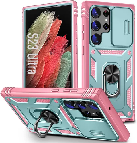 Miniatura 74 de Funda para Galaxy S22 Ultra, a prueba de golpes, resistente a los impactos con lente deslizante Funda protectora para Samsung Galaxy S22 Ultra 4G/5G