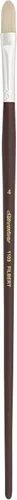 Miniatura 38 de Silver Brush Limited 1903S6 Bristlon Filbert - Brocha para pinturas acrílicas y al óleo, tamaño 6, mango corto Filbert - Mango corto