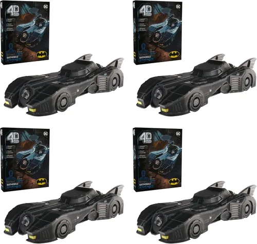 Miniatura 9 de 4D Build, Kit de modelo 3D de DC Batman con soporte, artículos coleccionables de Batman y decoración de escritorio, rompecabezas para adultos