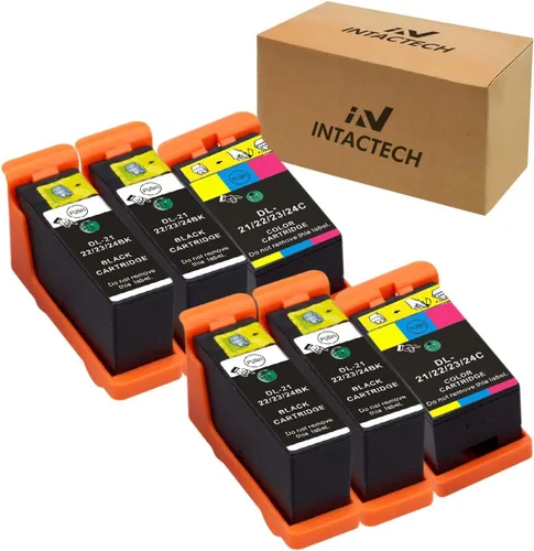 Miniatura 8 de Cartuchos de tinta compatibles de repuesto para Dell V313, V313w, V515w, V715w, P513w, P713w (negro 2 Nos y Color 1 Nos, 3 unidades)