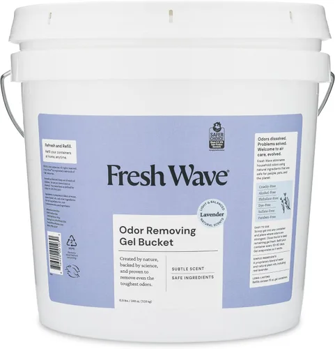 Miniatura 16 de Fresh Wave Gel eliminador de olores, 7 onzas, paquete de 3 absorbentes de olores para el hogar, alivio de olores más seguro, eliminador de olores