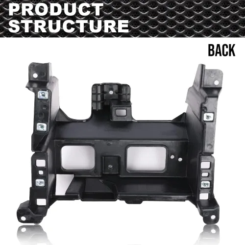 Miniatura 2 de CROSSDESIGN Soporte de jaula para panel de salpicadero, radio doble DIN compatible con GMC Sierra Yukon y Chevy Silverado Tahoe Suburban