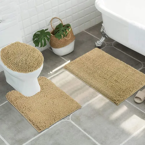 Miniatura 7 de ITSOFT Alfombra de Felpa para Baño 59x21 pulgadas, Tapetes de Baño Absorbentes Lavables a Máquina Antideslizantes, de Secado Rápido, Alfombras