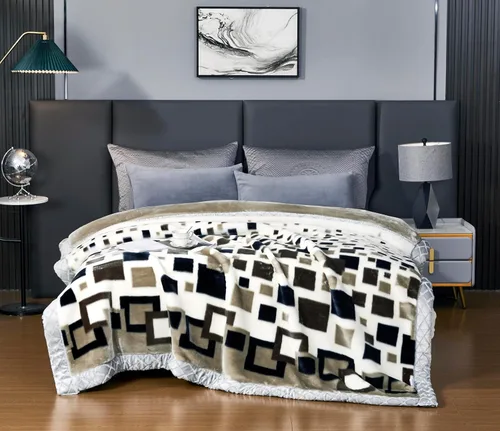 Miniatura 22 de LGYKUMEG Manta coreana con peso de 79 x 91 pulgadas, cálida manta de felpa de forro polar de invierno, súper suave y cálida, manta reversible de 2