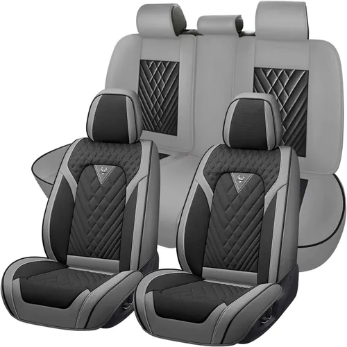 Miniatura 19 de Fundas de Asiento de Coche para Nissan Murano 2003-2026, Funda de Asiento Completa de Piel Nappa Impermeable, Protector de Asiento Automotriz