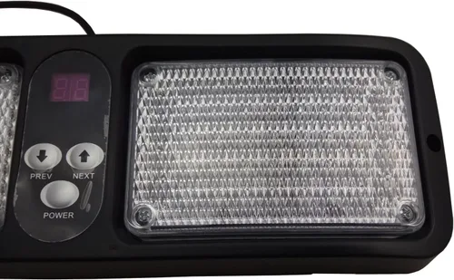 Miniatura 2 de Wecade® 86 luces LED estroboscópicas de protección solar, luces intermitentes de advertencia de emergencia para visera, máxima visibilidad con 12