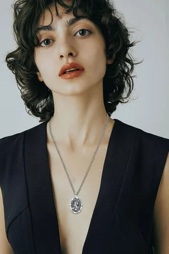 Miniatura 6 de Vito Collar con sello de siete arcángeles para mujeres y hombres, plata de ley 925, San Miguel, San Cristóbal, San Benito, San Judas, Rafael