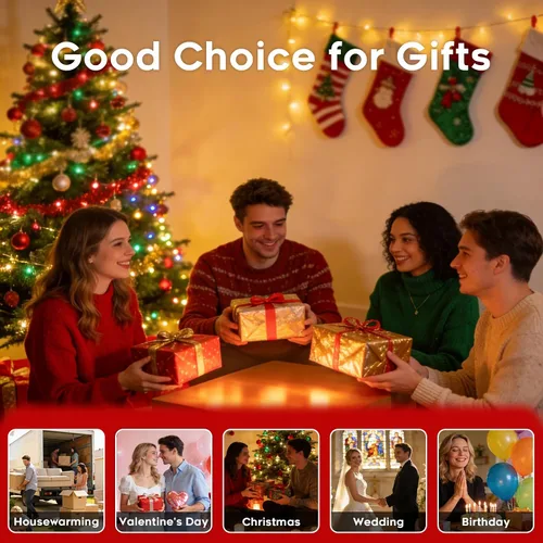 Miniatura 8 de Fo32won Velas LED ámbar sin llama que funcionan con pilas con temporizador remoto, paquete de 5 velas acrílicas parpadeantes 3D para el hogar, sala