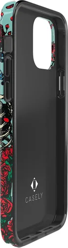 Miniatura 9 de Casely Funda para iPhone 11 Pro Forever Grateful Grateful Dead Skeleton Floral Diseño clásico ultra delgado