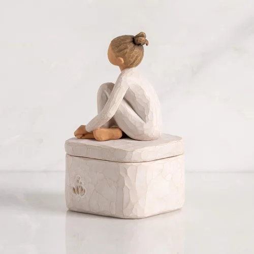 Miniatura 2 de Willow Tree The Dancer - Caja de recuerdos, esculpida pintada a mano
