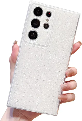 Miniatura 167 de MINSCOSE Compatible con Samsung Galaxy S22 Plus Case, Bonito Color Neón Brillante, con Purpurina Brillante Delgada Resistente a Golpes de Silicona