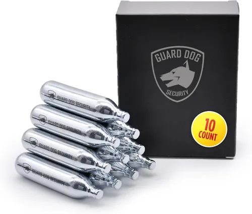 Miniatura 13 de Guard Dog Security Cartuchos de CO2 de 8 g / 12 g, sin rosca, cartuchos de CO2 para pistola BB, pistola BB de CO2, pistola de aire comprimido CO2