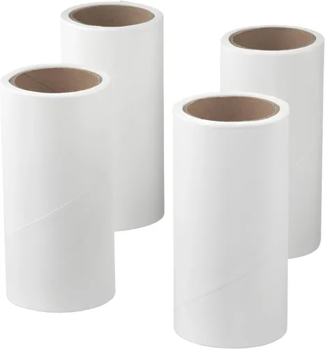 IKEA BASTIS 301.411.26 - Juego de 4 recambios de rodillos para pelusas, color blanco