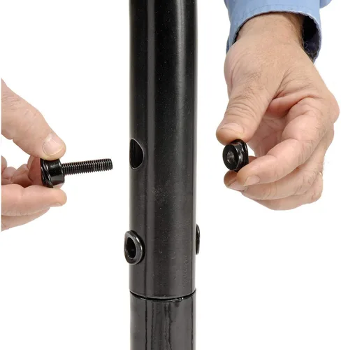 Miniatura 3 de Global Industrial 68" L Wave Portabicicletas, negro, montaje con brida, capacidad para 7 bicicletas