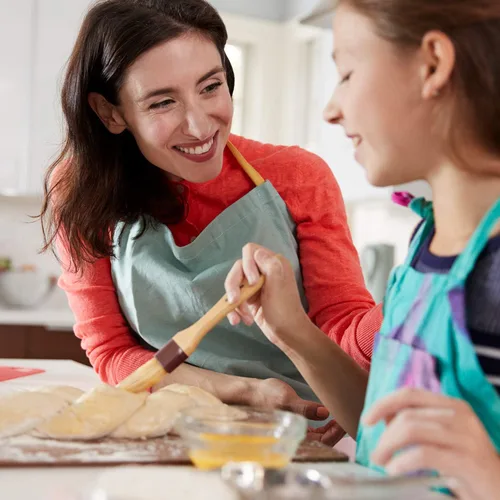 Miniatura 4 de Boao 4 cepillos de pastelería, cepillo de cerdas naturales para cocinar y hornear, cepillos de barbacoa para mantequilla, tostador, aceite, huevo