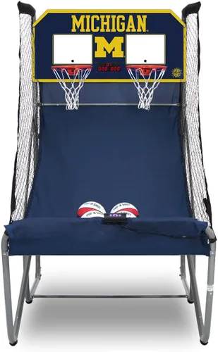 Miniatura 15 de Pop-A-Shot - Home Dual Shot with NCAA Graphics l Sensor Scoring l 16 Game Modes l 7 Balls l Foldable Storage l for All NCAA Fans
