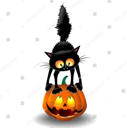Miniatura 4 de Suds&WH Encantadores troquelados de metal de calabaza de gato, plantillas de corte de tarjetas de calabaza de Halloween, álbum de recortes, álbum