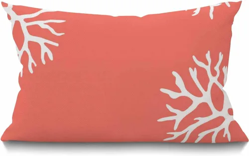 Miniatura 21 de Smooffly Funda de almohada rectangular oblonga estilo granja con palmeras, hojas vívidas y realistas de crecimiento de palmeras, temática