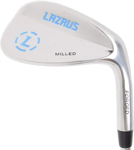 LAZRUS - Juego de cuña de golf forjada prémium para hombres o individuales, 50, 52, 54, 56, 58, 60, 64, 72 grados + cara fresada para más giro, gran
