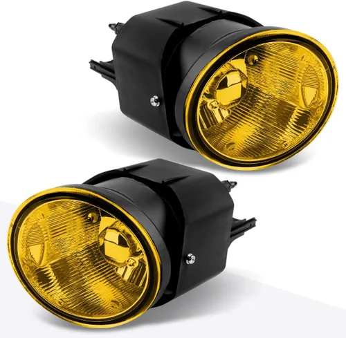 Miniatura 2 de PM PERFORMOTOR Lente ámbar parachoques delantero conducción luz antiniebla/lámpara+interruptor compatible con Frontier/Sentra 01-04