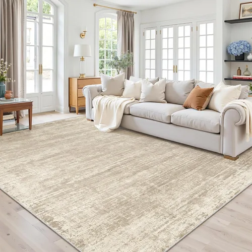 Miniatura 65 de zesthome Alfombras de 5 x 7 pulgadas - Alfombra lavable resistente a las manchas, alfombras modernas abstractas para sala de estar, dormitorio