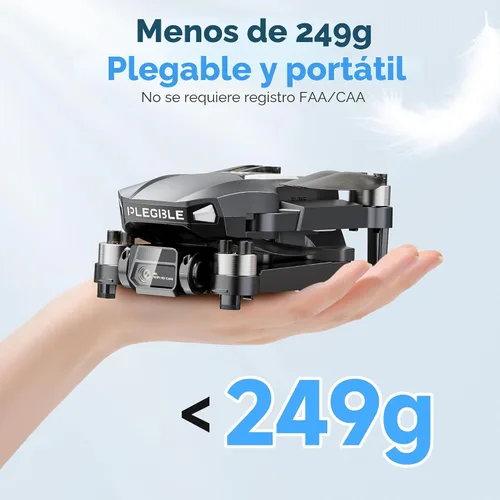 Miniatura 6 de Drones con cámara para adultos 4K, dron con motor sin escobillas para niños principiantes, cuadricóptero RC plegable FPV con 3 baterías, 45 minutos