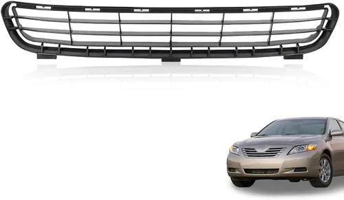 PIT66 Rejilla del parachoques delantero Compatible con Toyota Camry Hybrid 2007 2008 2009 de plástico ABS Rejilla central inferior 53112-06010,