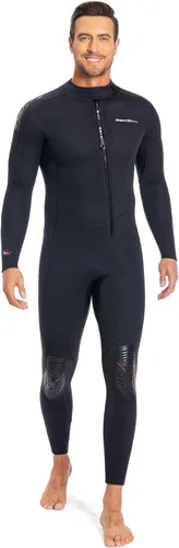 Miniatura 3 de Seaskin Traje de neopreno completo con cremallera frontal para hombre de 0.197 in