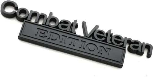 Miniatura 4 de 1 emblema de edición de veterano de combate, calcomanías en relieve 3D, calcomanías exteriores para camionetas, insignias de repuesto para F150 F250