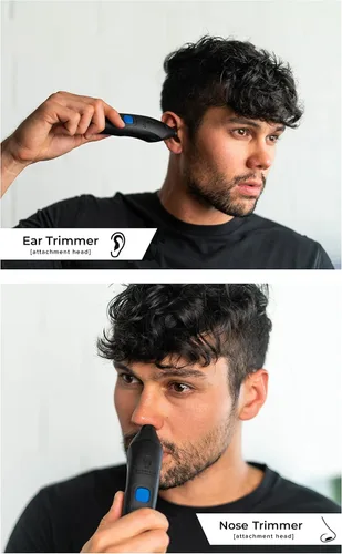 Miniatura 5 de baKblade Bodbarber - Kit de aseo para hombre 11 en 1, recortadora eléctrica de barba para hombres, peluquería de ingle, peluquería corporal