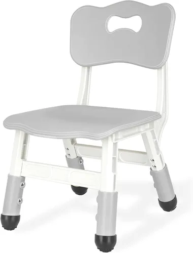 Miniatura 12 de Silla para niños de altura ajustable, sillas para niños de 2 a 8 años con fundas para pies para el hogar, aula, jardín de infantes y lugares