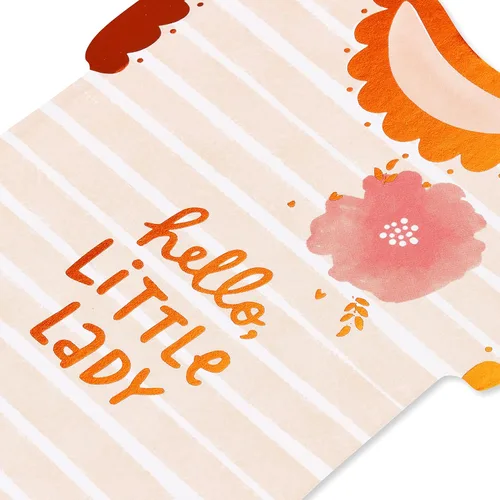 Miniatura 5 de Tarjeta para niña bebé de American Greetings (Ella es amada)