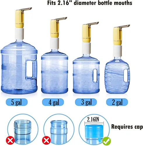 Miniatura 8 de CoolWAY Botella de agua eléctrica plegable de 2 a 5 galones con filtros reemplazables - Filtro de agua portátil para camping, al aire libre, hogar
