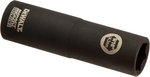 Miniatura 10 de DEWALT DW22902 - Enchufe profundo de 3/4 pulgadas para unidad de 1/2 pulgada, color negro (paquete de 2)
