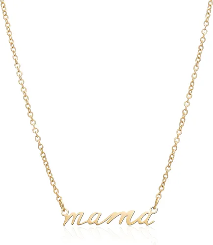 Miniatura 5 de Suavell Mama Necklace - Gold Dipped Momma Necklace for Women - Expecting Mom Gift - For New Mom or Mother to Be - Mama Gifts for Expecting Mothers
